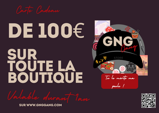 Carte Cadeau à 100€