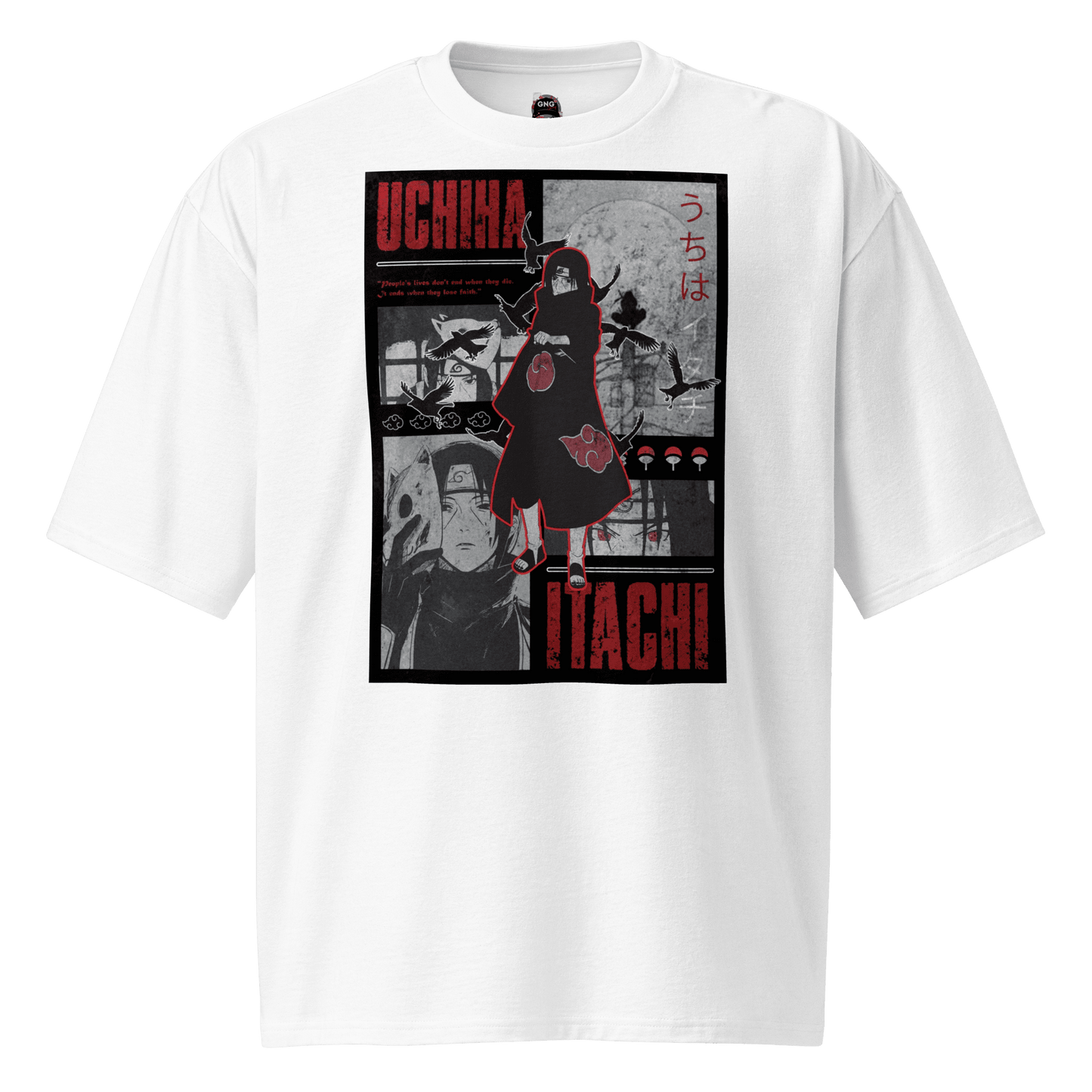 T-shirt oversized Itachi Uchiha