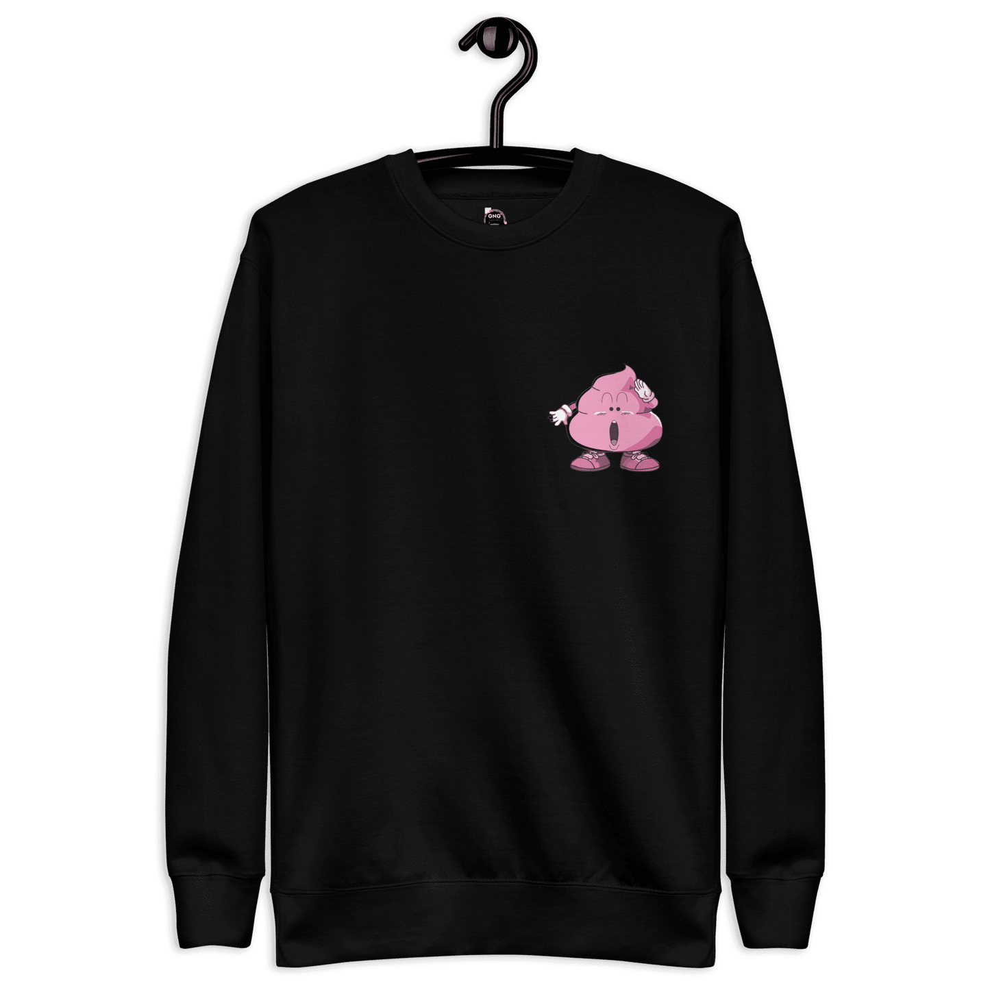 Sweatshirt "Unchi-kun" le caca rose