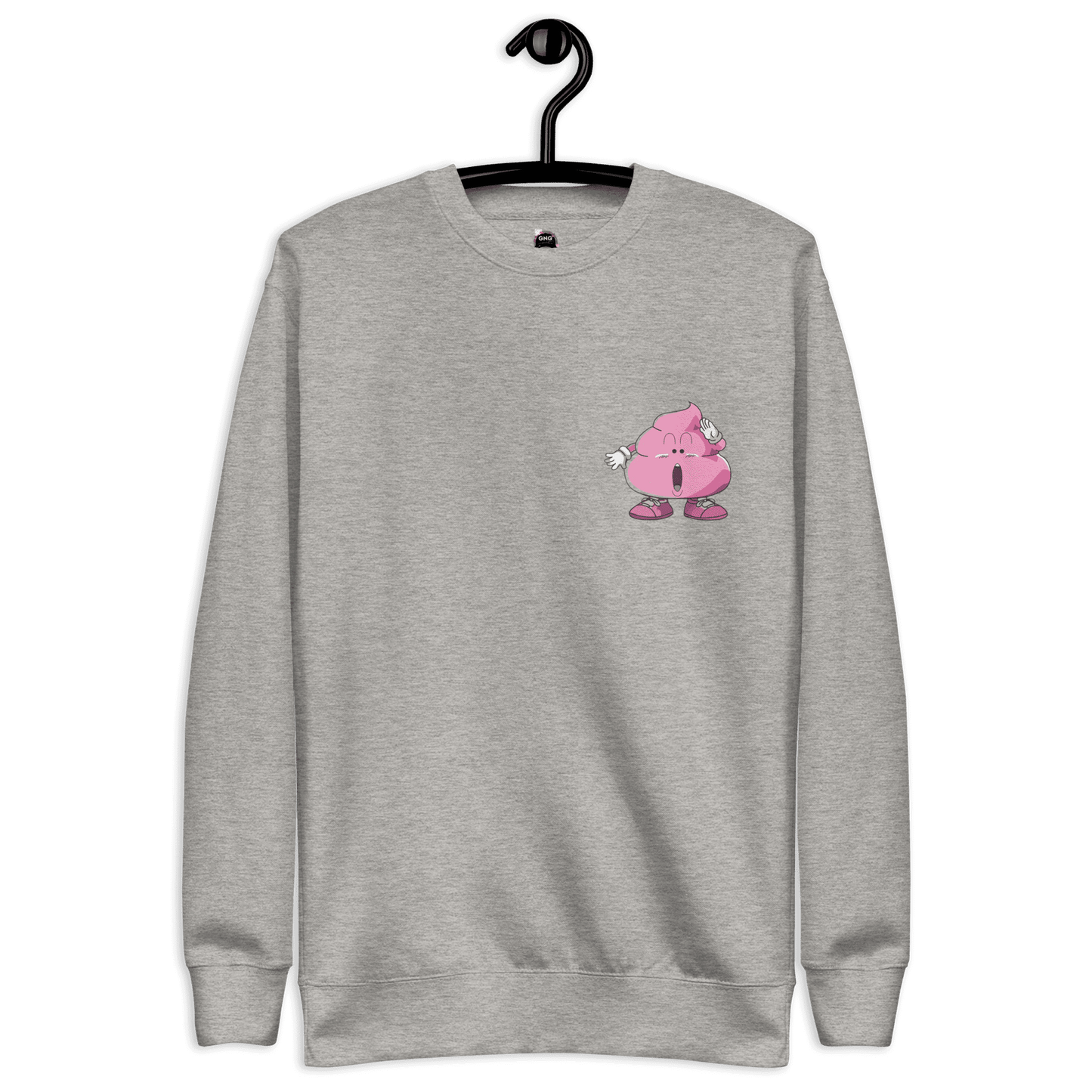 Sweatshirt "Unchi-kun" le caca rose