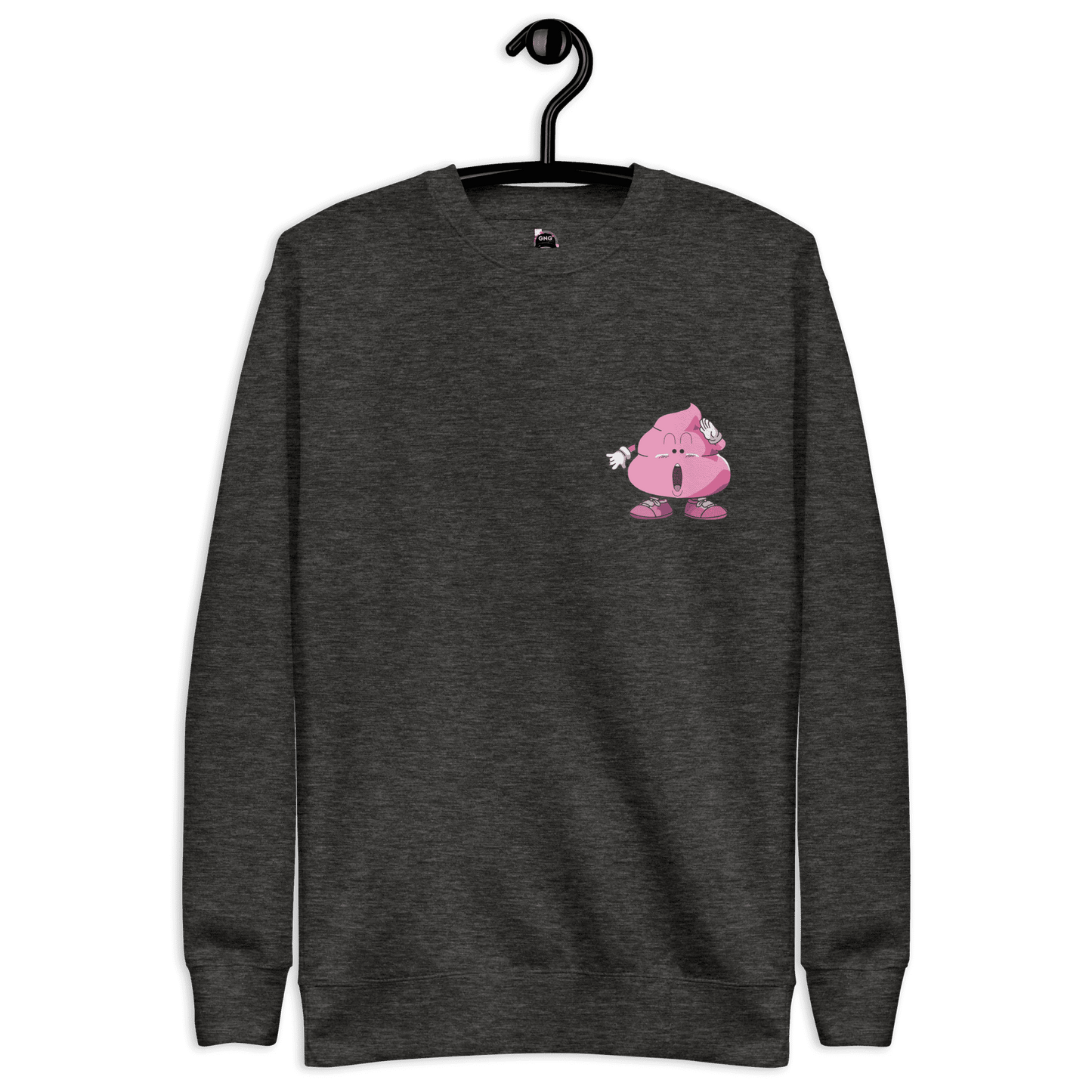 Sweatshirt "Unchi-kun" le caca rose