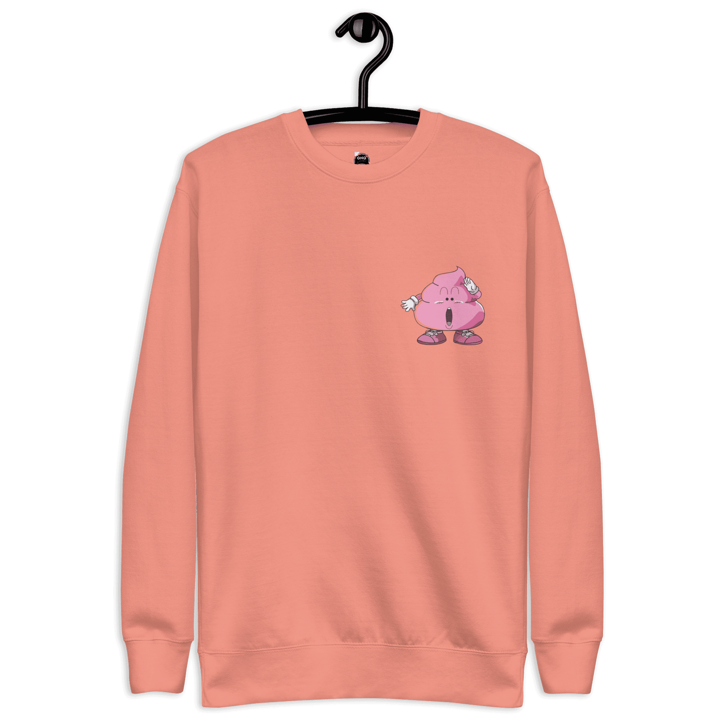 Sweatshirt "Unchi-kun" le caca rose