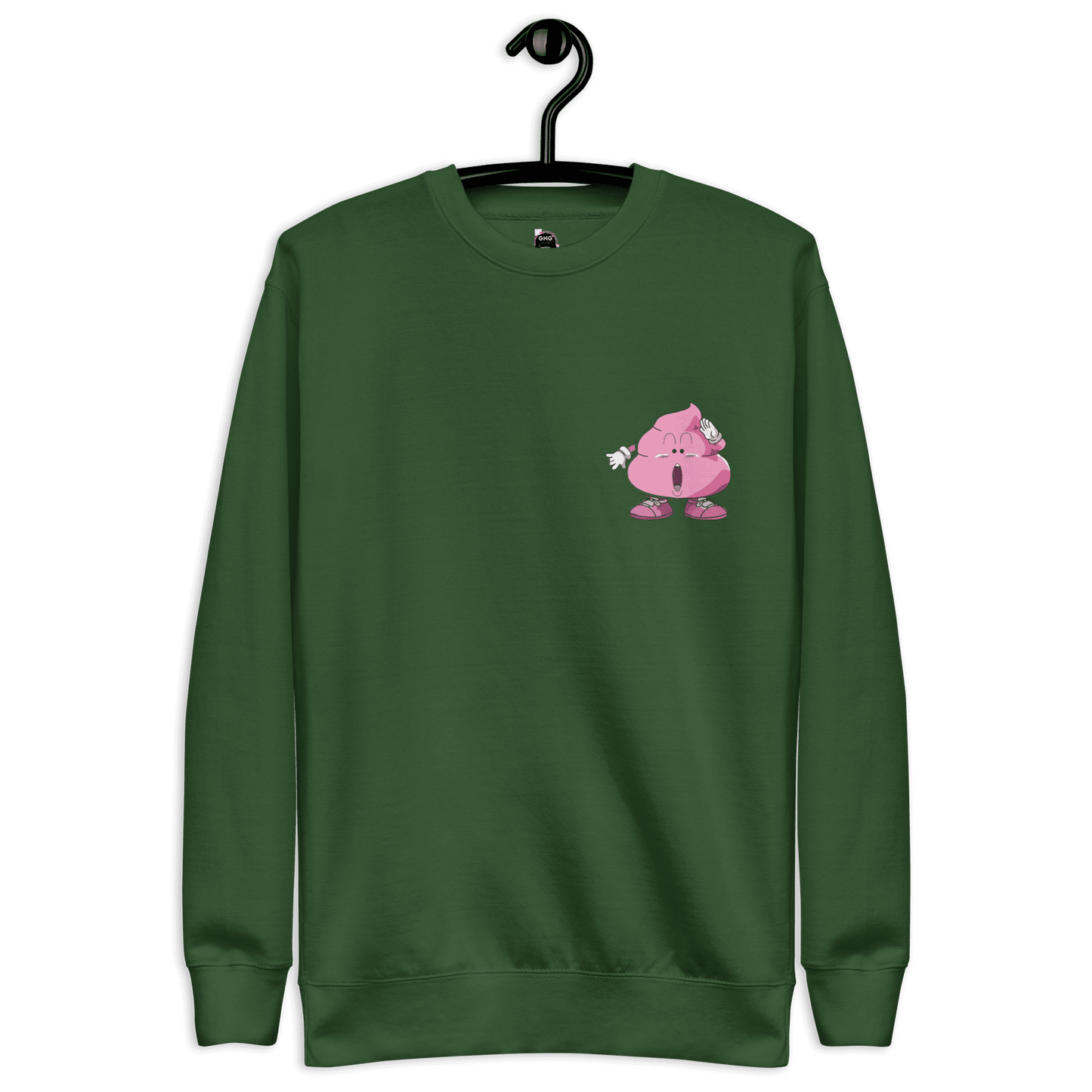 Sweatshirt "Unchi-kun" le caca rose