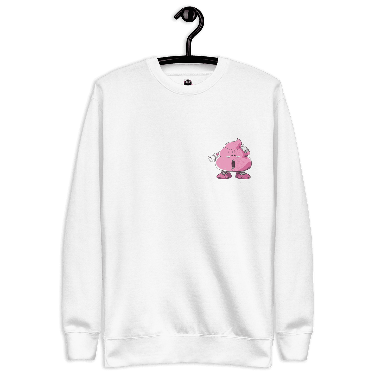 Sweatshirt "Unchi-kun" le caca rose