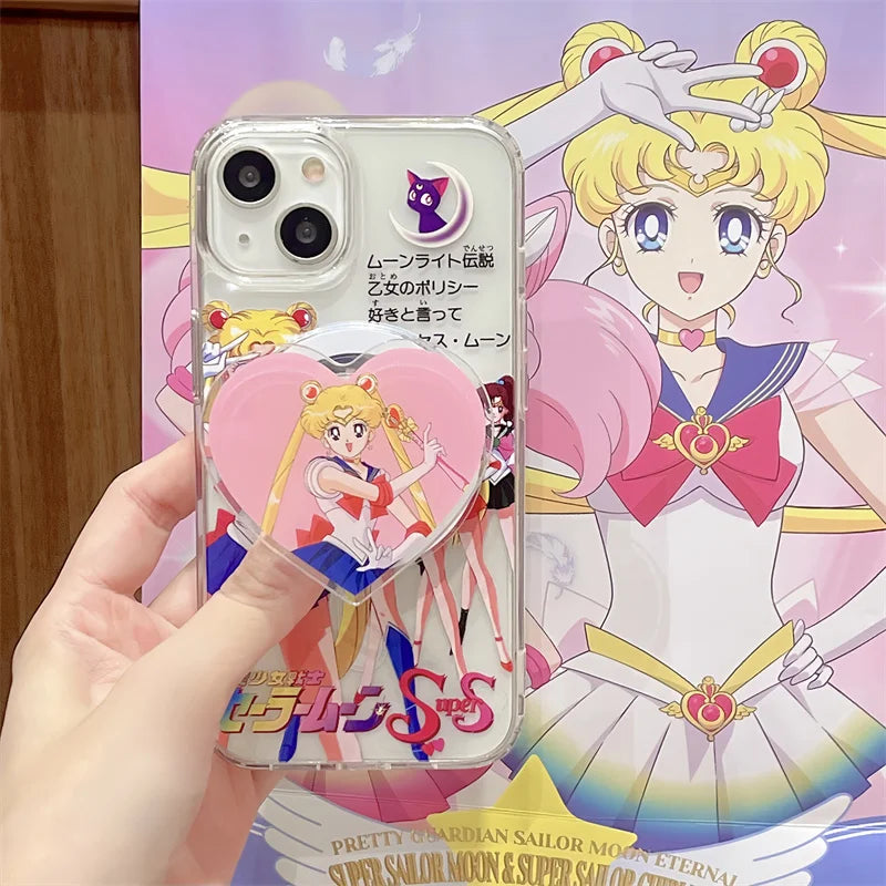 coque iPhone Sailor Moon (avec Holder)