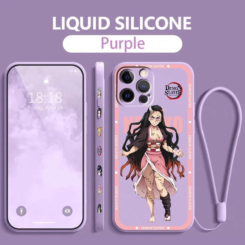 Coque en silicone Nezuko de Demon Slayer