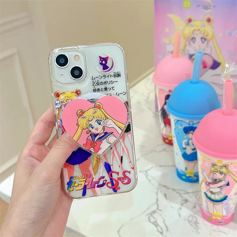 coque iPhone Sailor Moon (avec Holder)