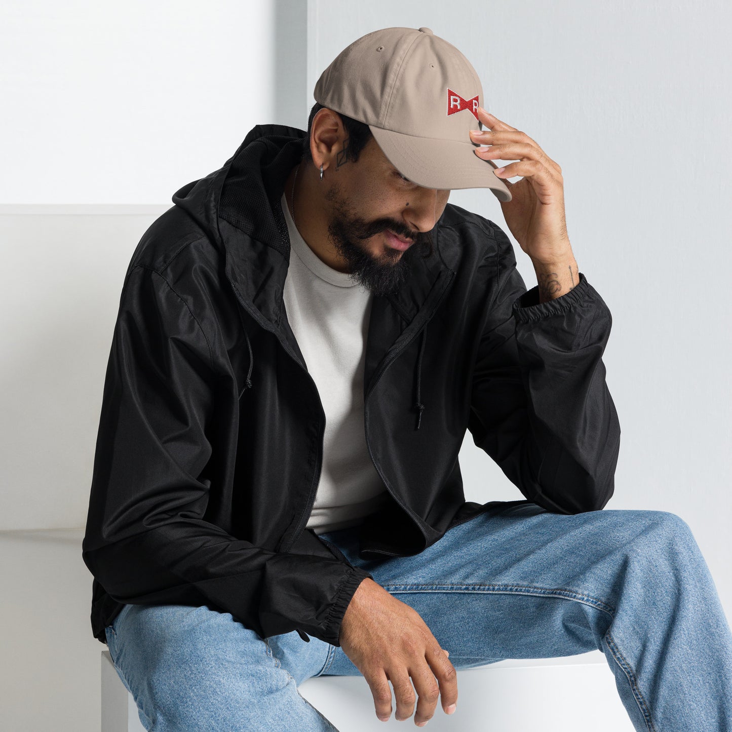 Red Ribbon Baseball Cap