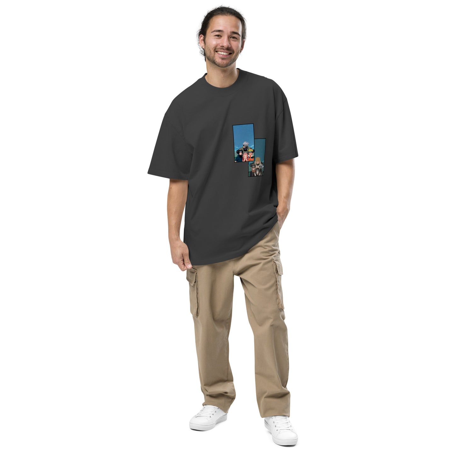 Naruto-Übergroßes T-Shirt