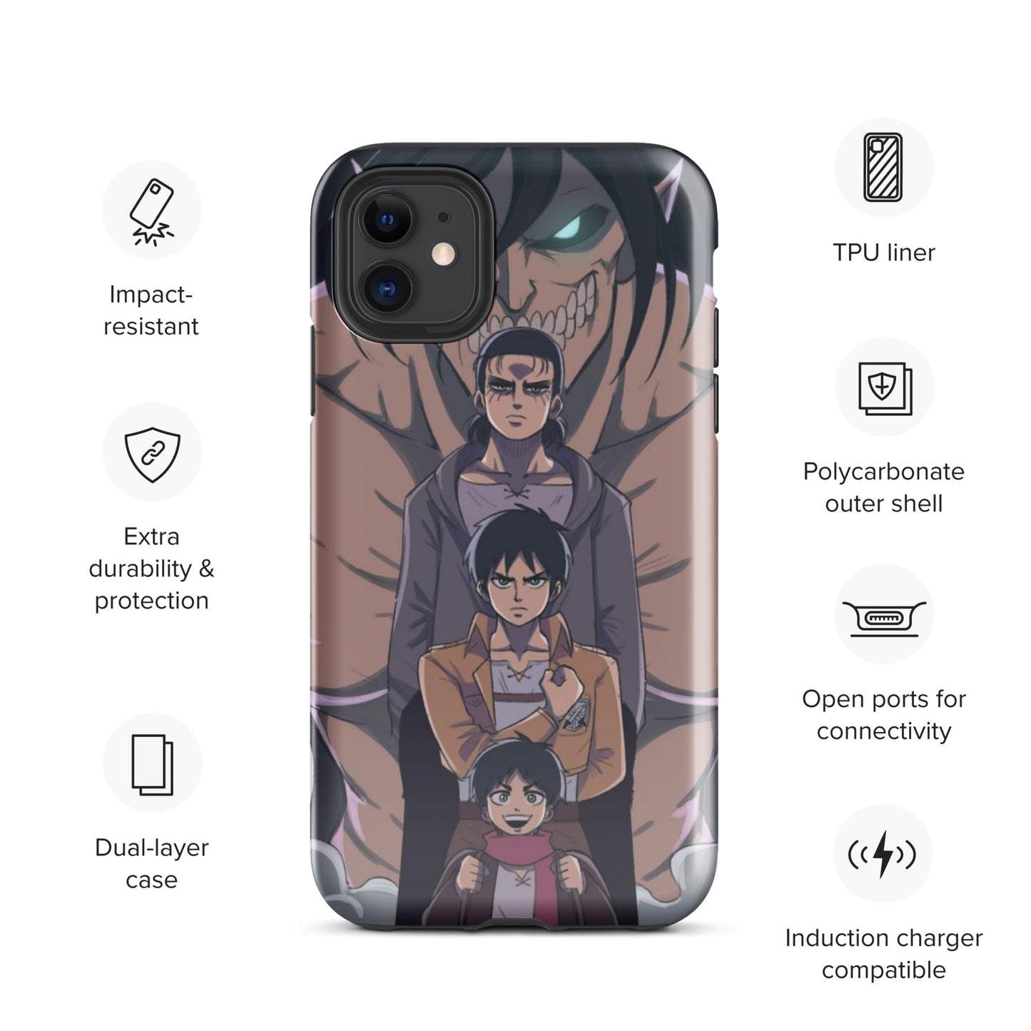 Coque d'iPhone® Eren Jaeger