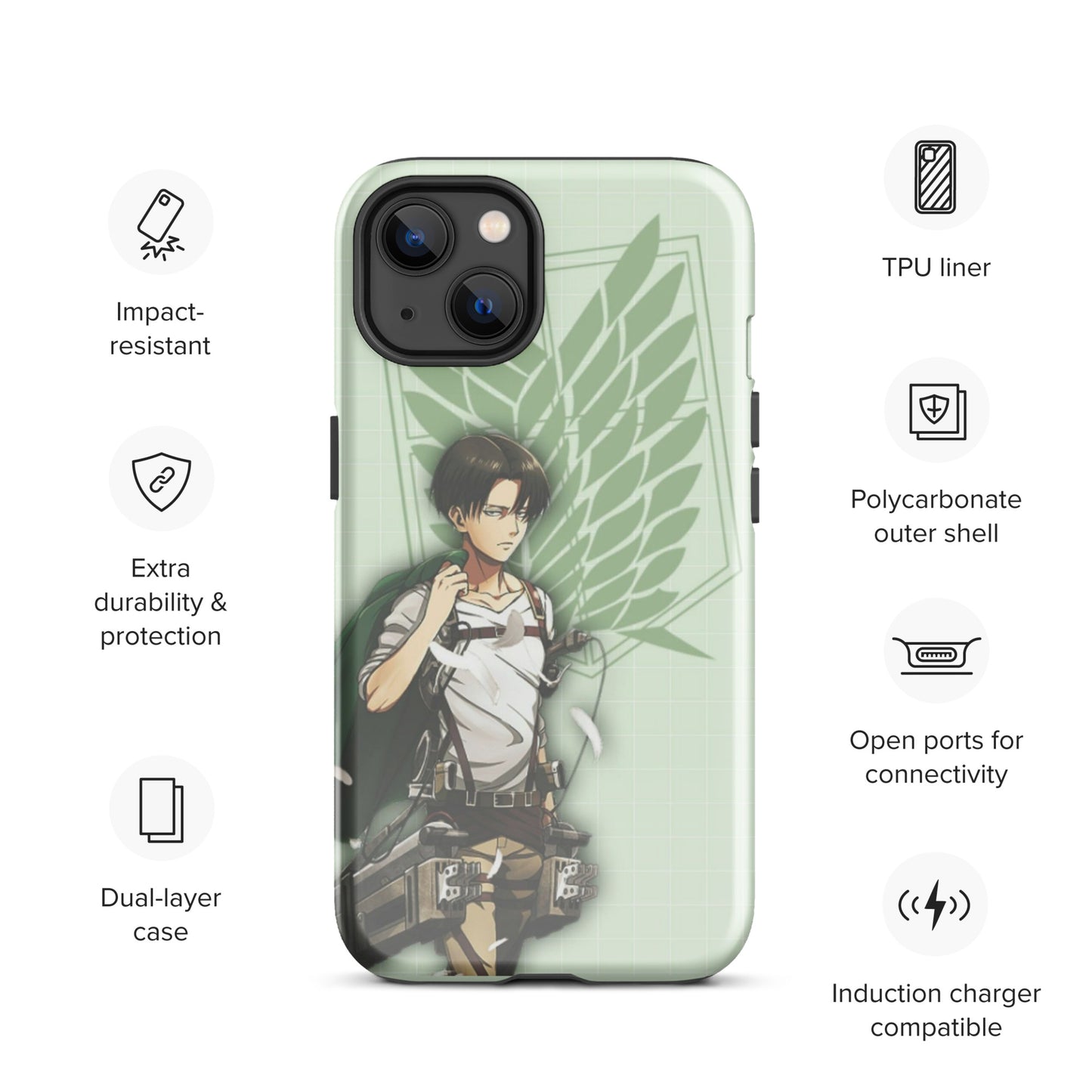 Coque d'iPhone® Levi Ackerman