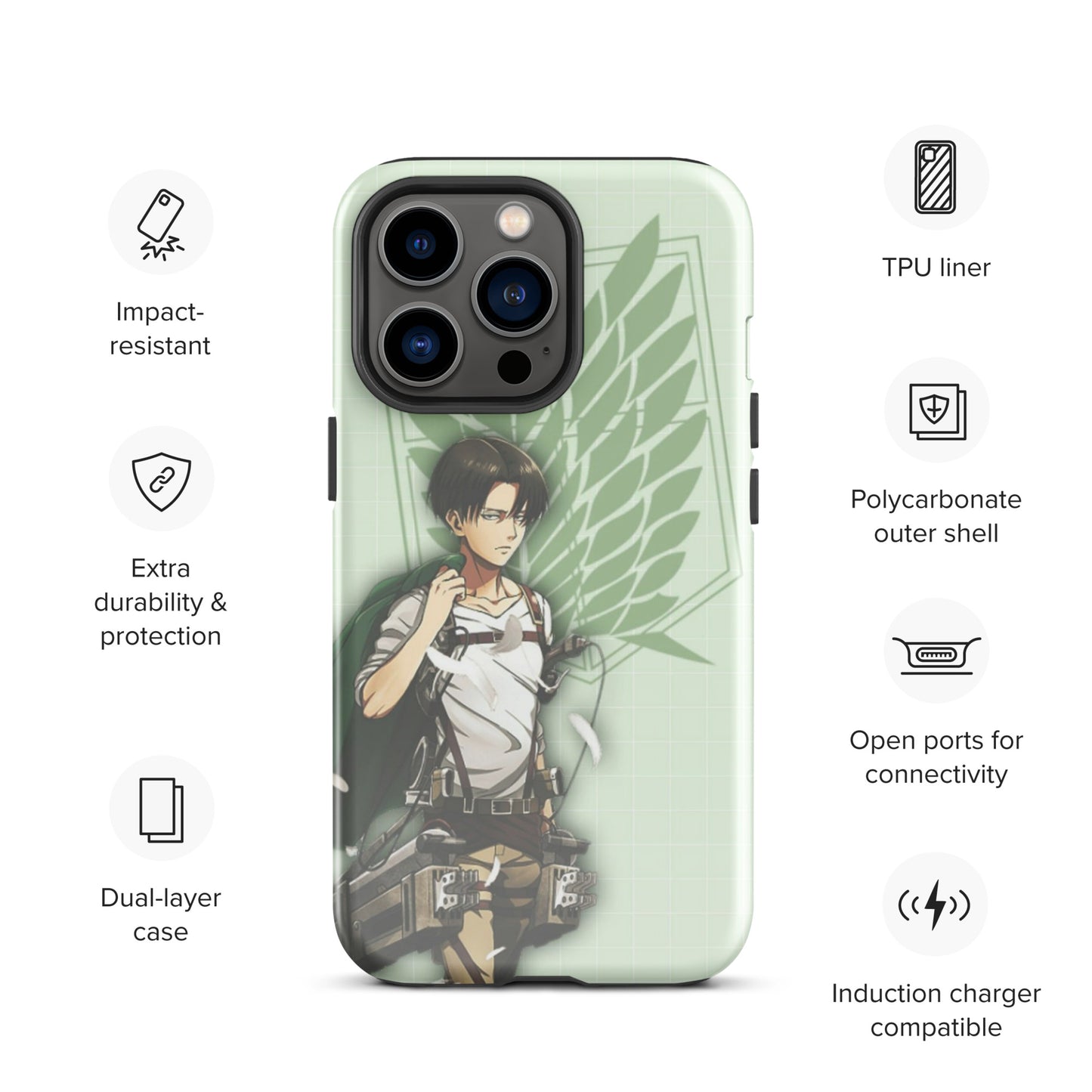 Coque d'iPhone® Levi Ackerman