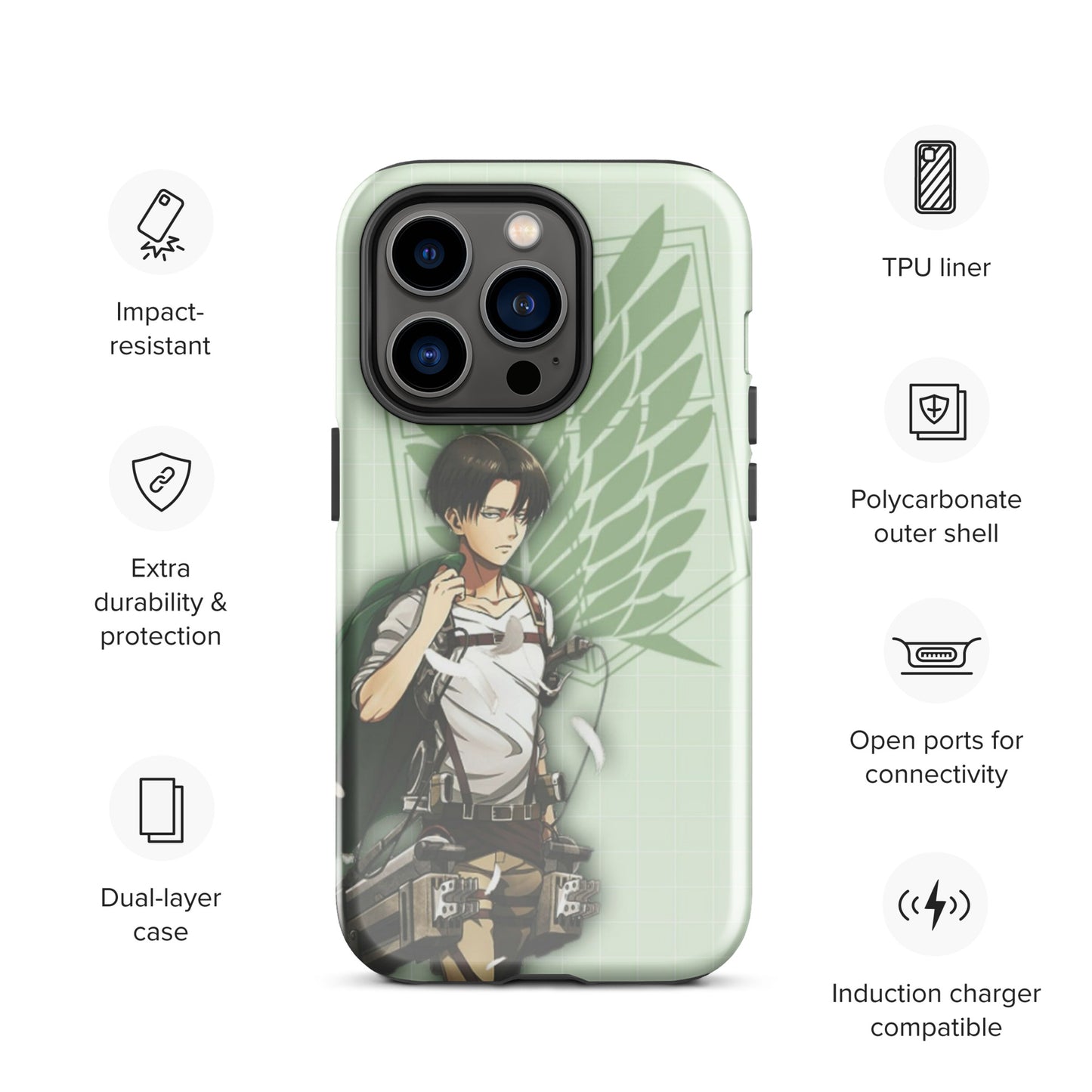 Coque d'iPhone® Levi Ackerman