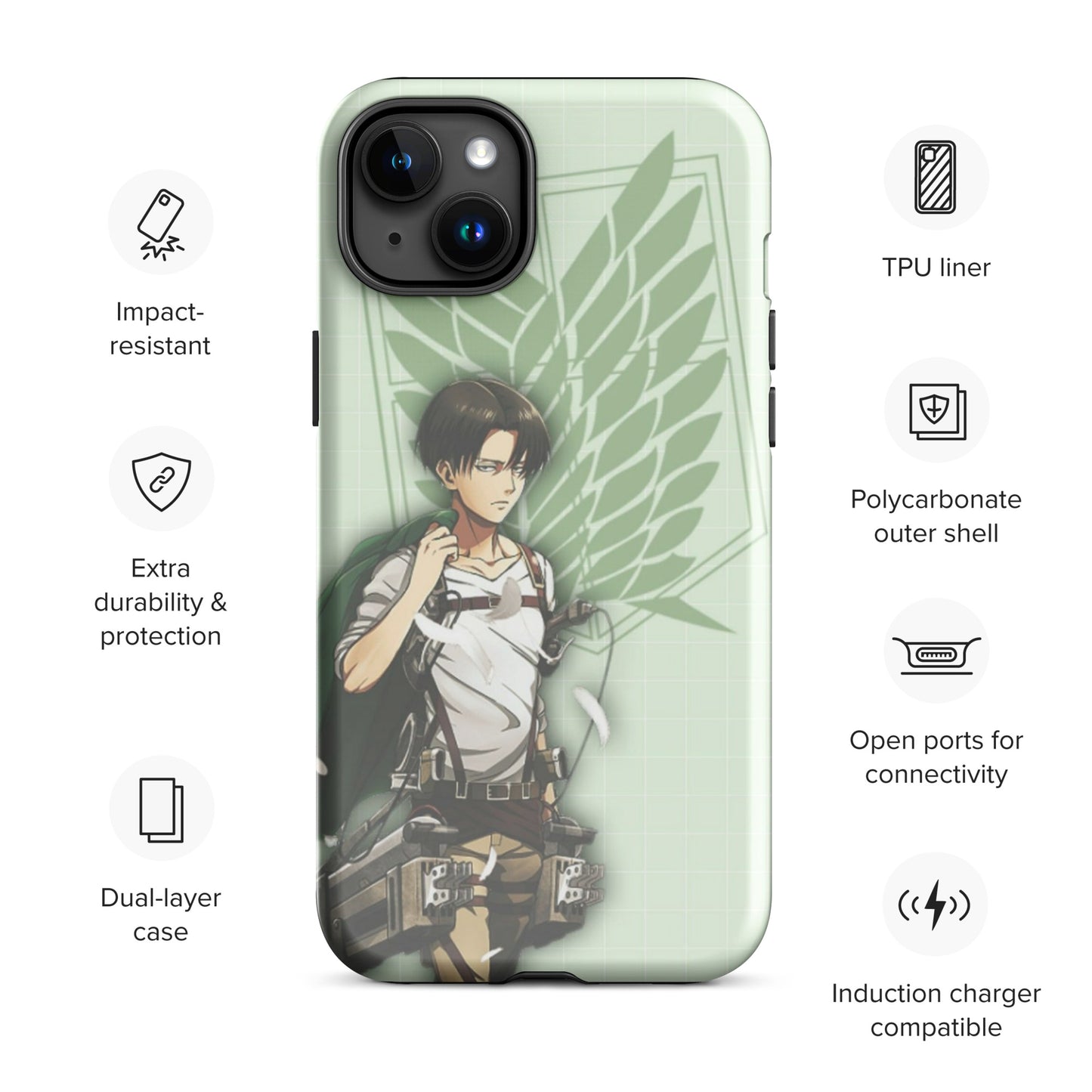 Coque d'iPhone® Levi Ackerman