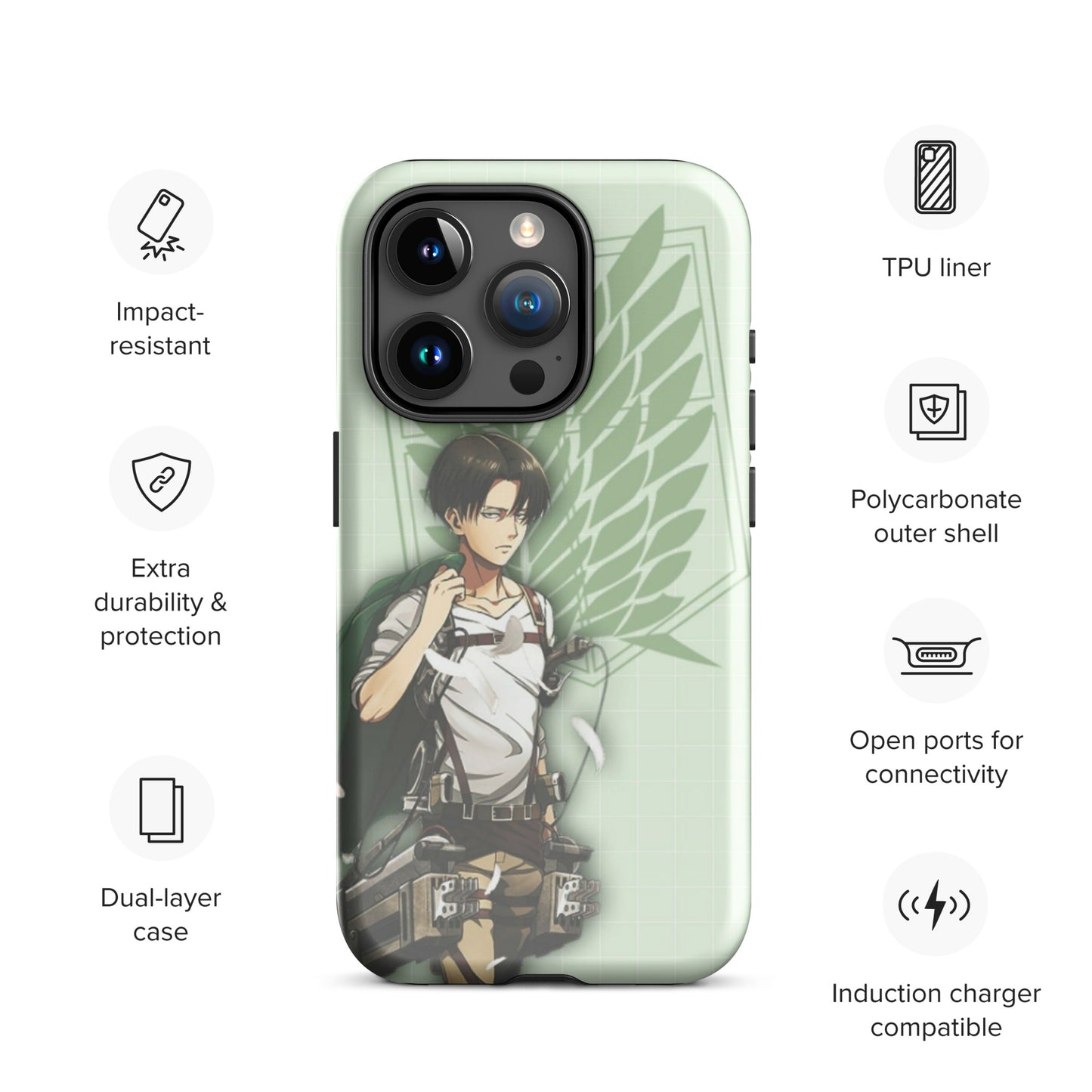 Coque d'iPhone® Levi Ackerman