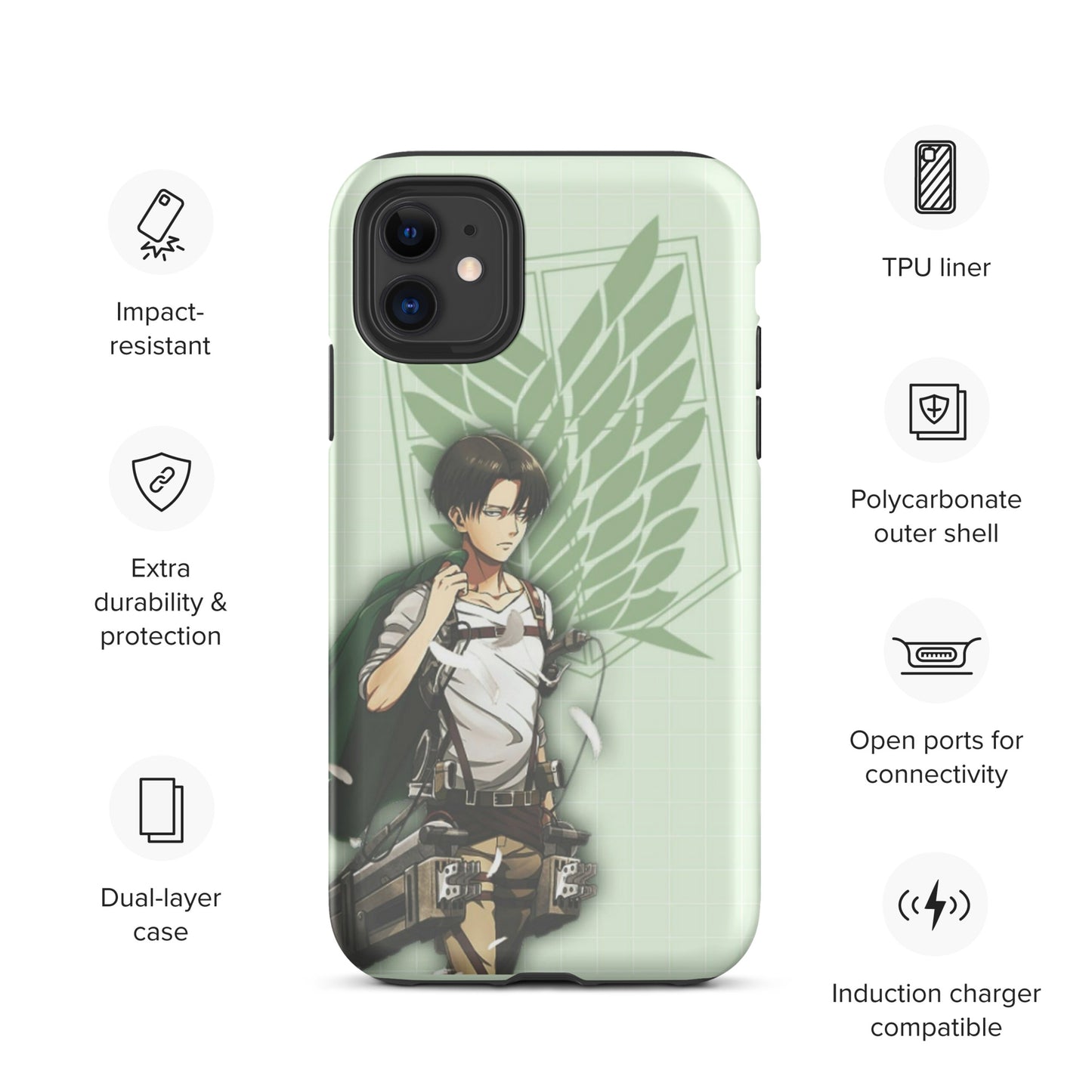 Coque d'iPhone® Levi Ackerman