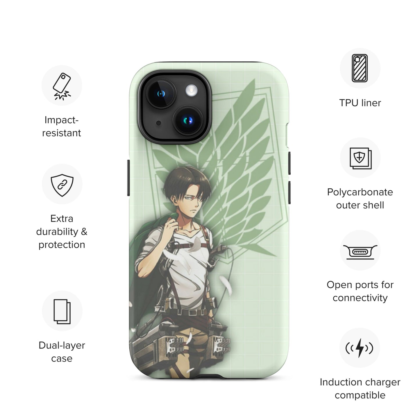 Coque d'iPhone® Levi Ackerman