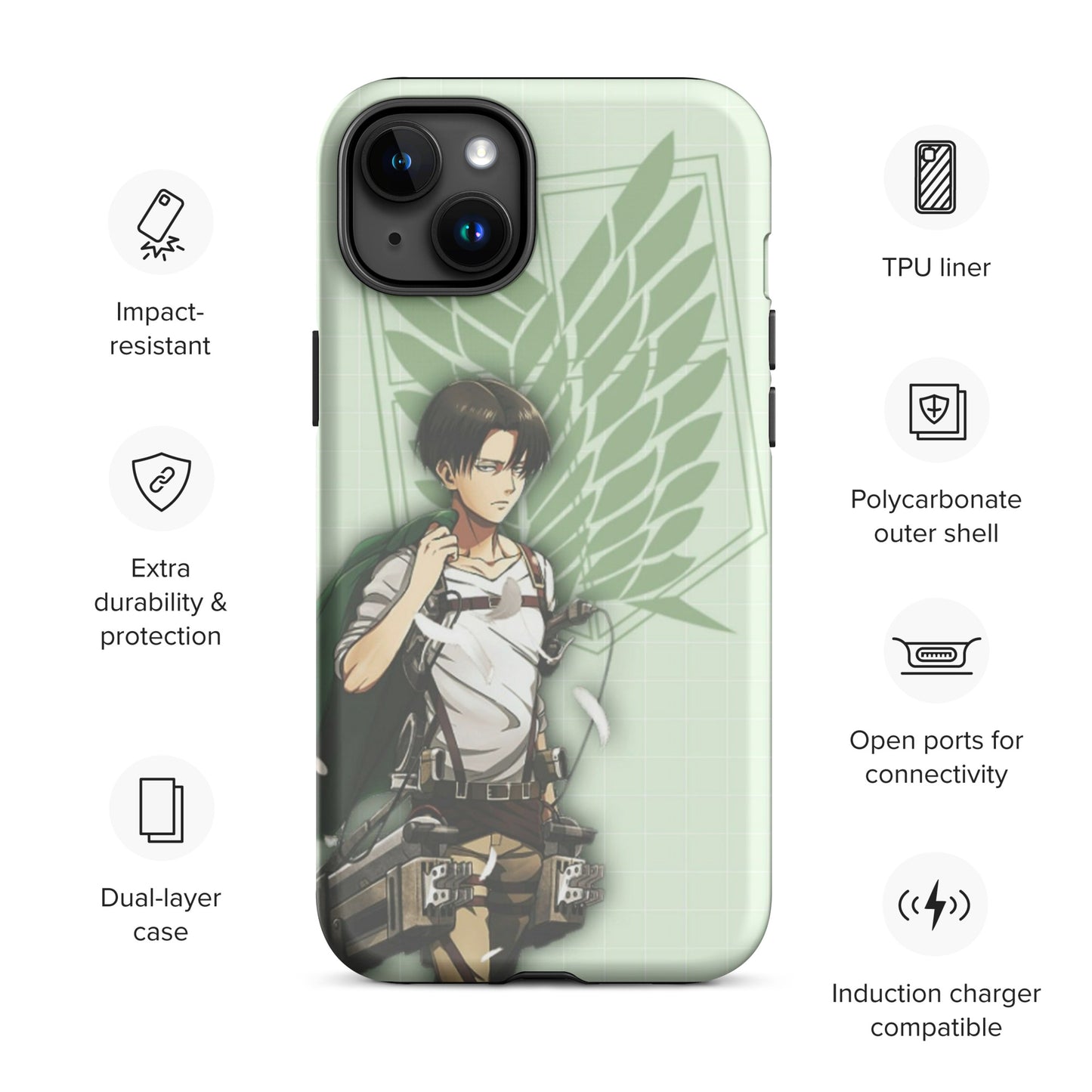 Coque d'iPhone® Levi Ackerman